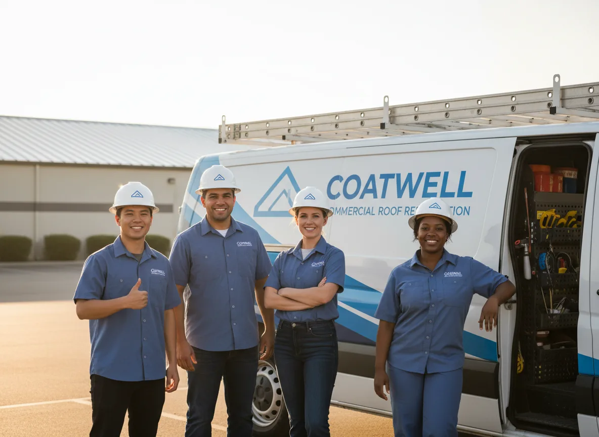 Commercial roof coating company in Saint Martin, MN